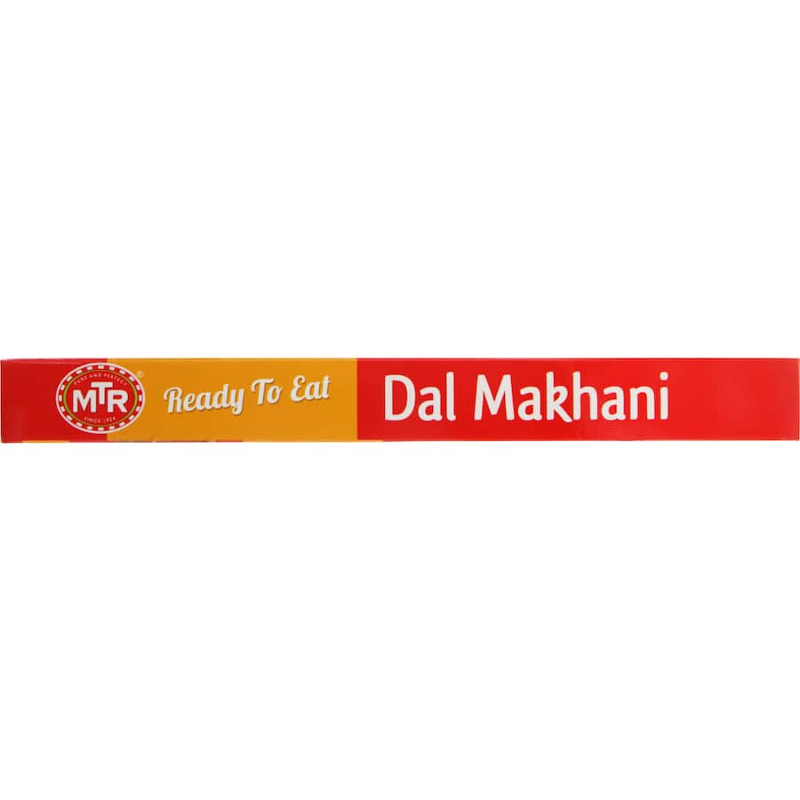 Mtr Indian Dal Makhani in a creamy tomato sauce, perfect for pairing with basmati rice or naan. A flavorful vegetarian dish.