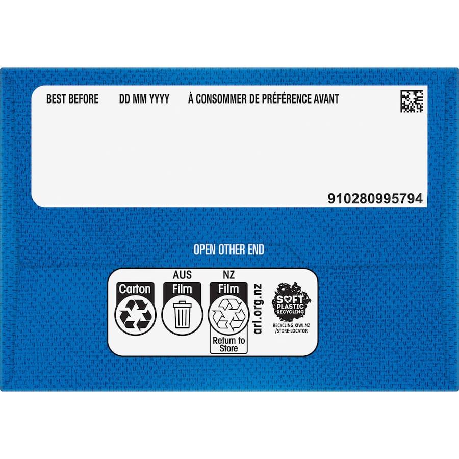 Plain Arnotts Salada Crackers Original, versatile and crisp, easily snap into four pieces for meals or snacks.