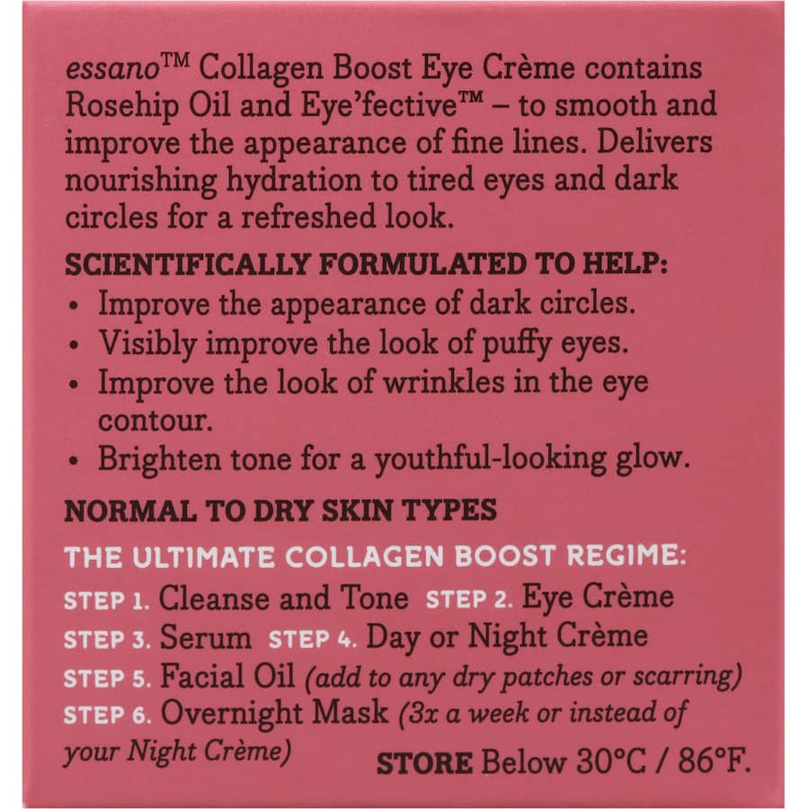 Essano Collagen Boost Eye Cream  10g