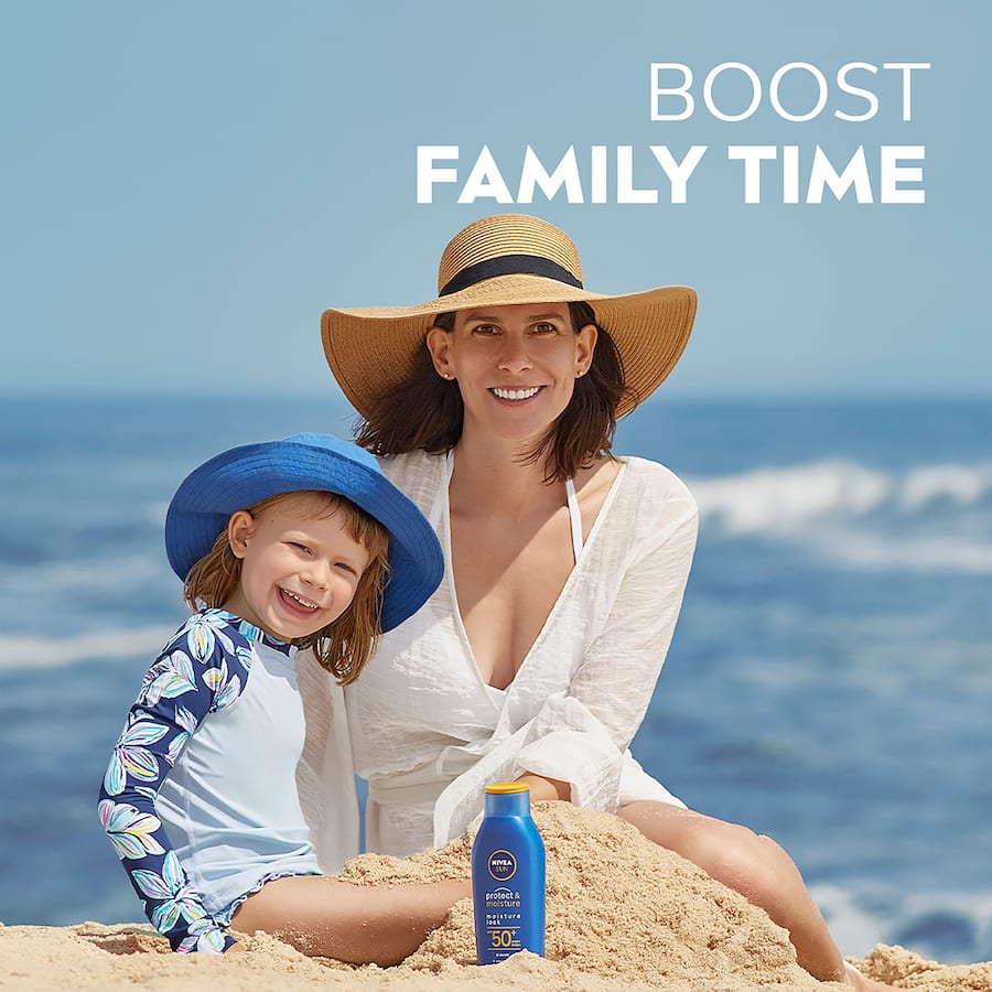 Nivea Sun Sunscreen Moisturising Lotion Spf 50+ 200mL