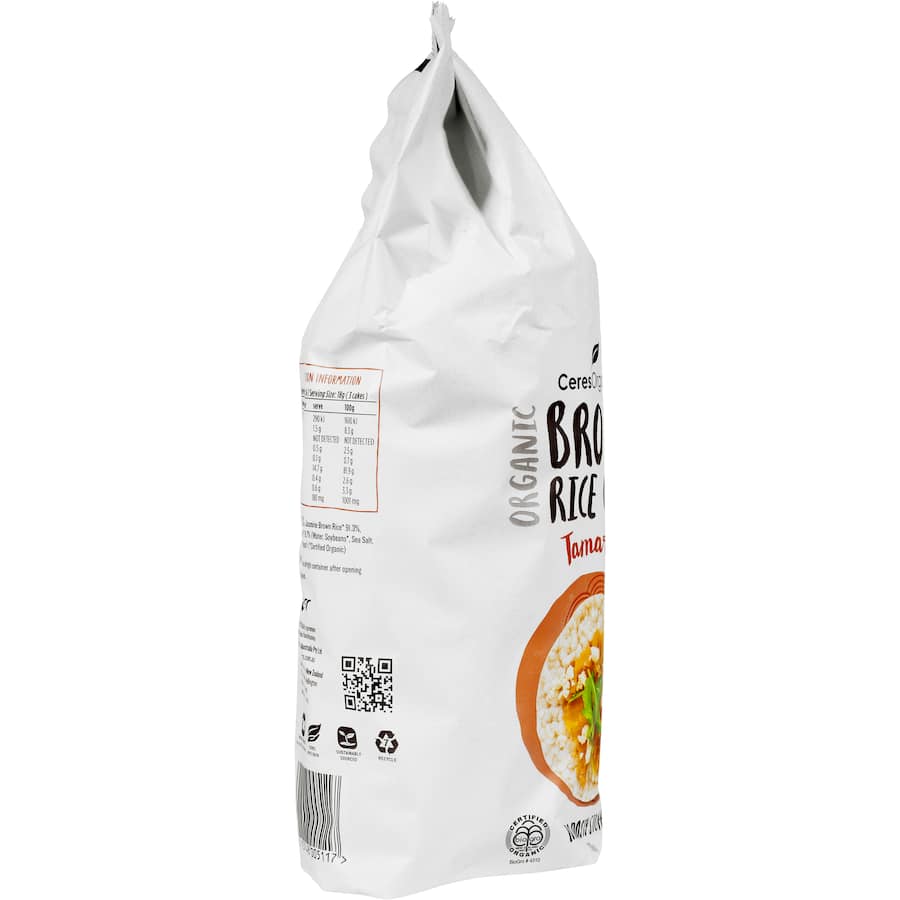 Ceres Organics Rice Cakes Brown Tamari