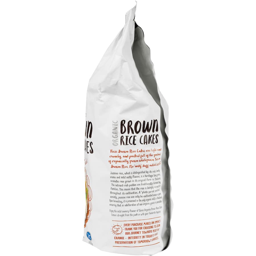 Ceres Organics Rice Cakes Brown Tamari