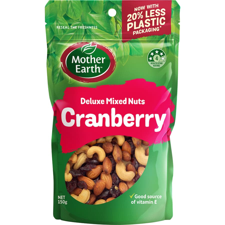 Mother Earth Snack Mix Deluxe Cranberry Mix 150g