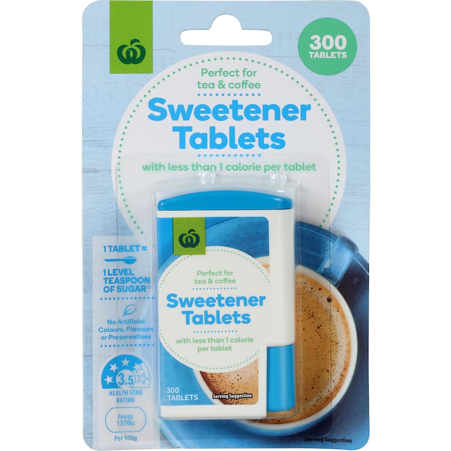 Woolworths Sugar Substitute Tablets 300pack