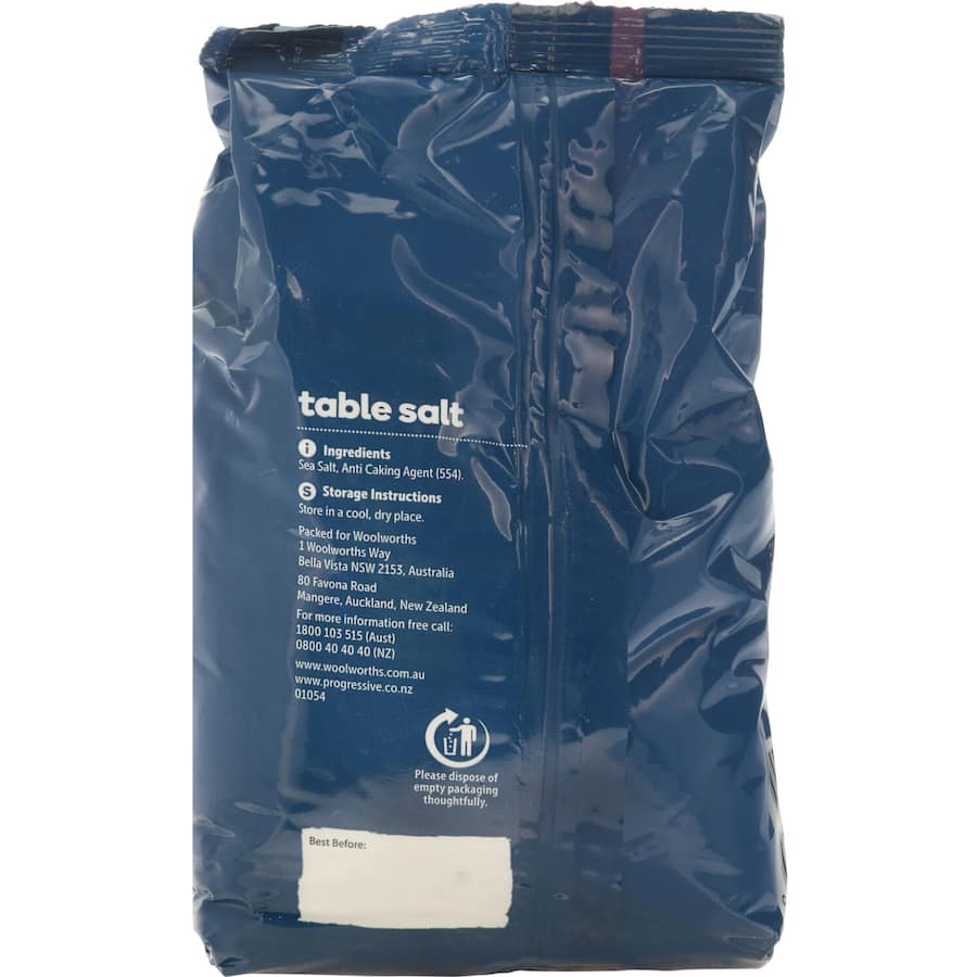 Woolworths Salt Table Bag 1kg