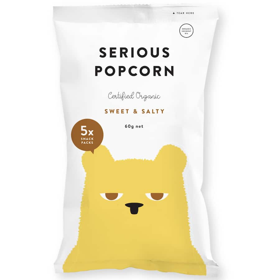 Serious Popcorn Sweet & Salty 60g pks 5pack