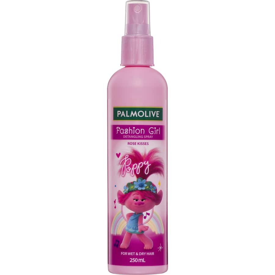 Palmolive Fashion Girl Hair Spray Detangling Rose Kisses Pump spray 250mL