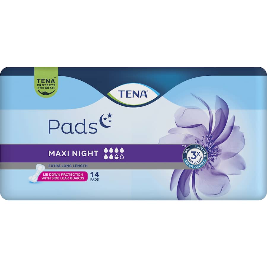 Tena Womens Incontinence Pads Day & Night Pads Super 14pack