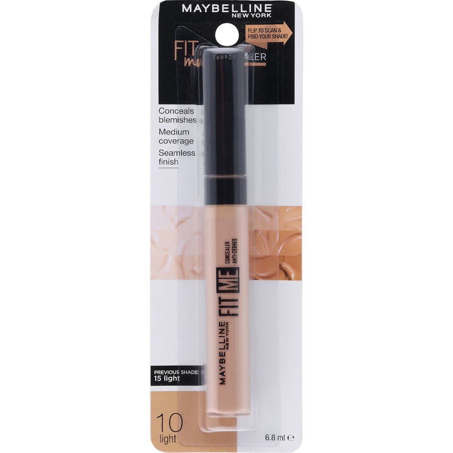 Maybelline Fit Me Concealer Natural Coverage Light 10 6.8mL