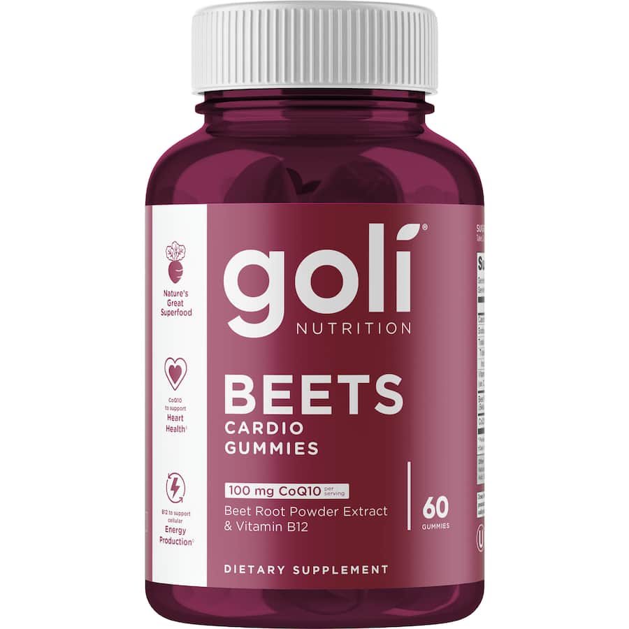 Goli Nutrition Beets Cardio Gummies 60ea