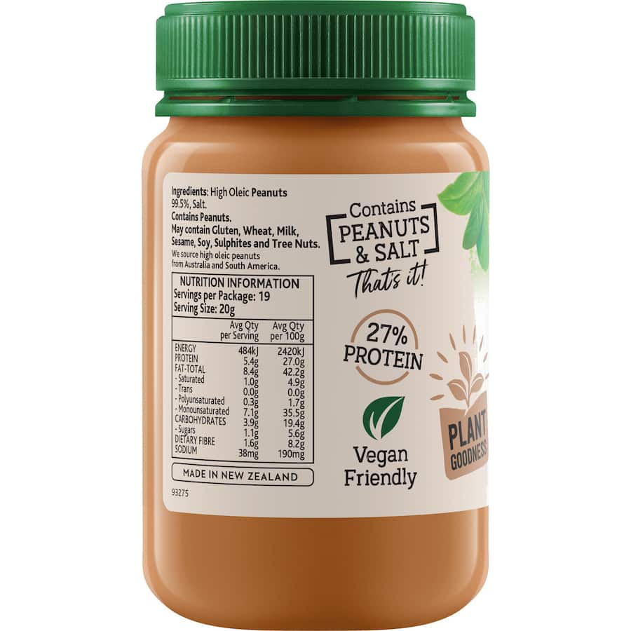 Mother Earth Peanut Butter Smooth 380g