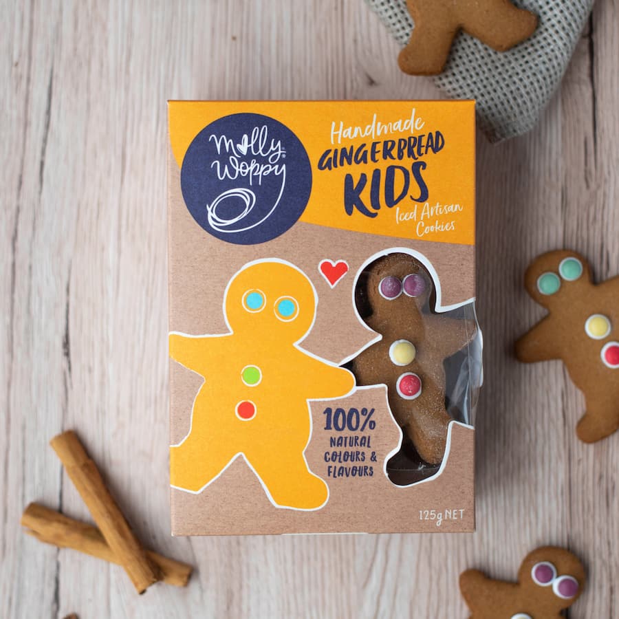 Molly Woppy Kids Gingerbread Iced 125g