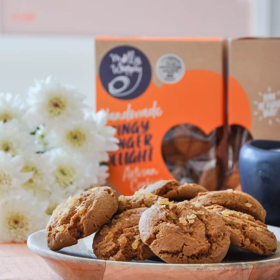 Molly Woppy Cookies Zingy Ginger Delight 185g