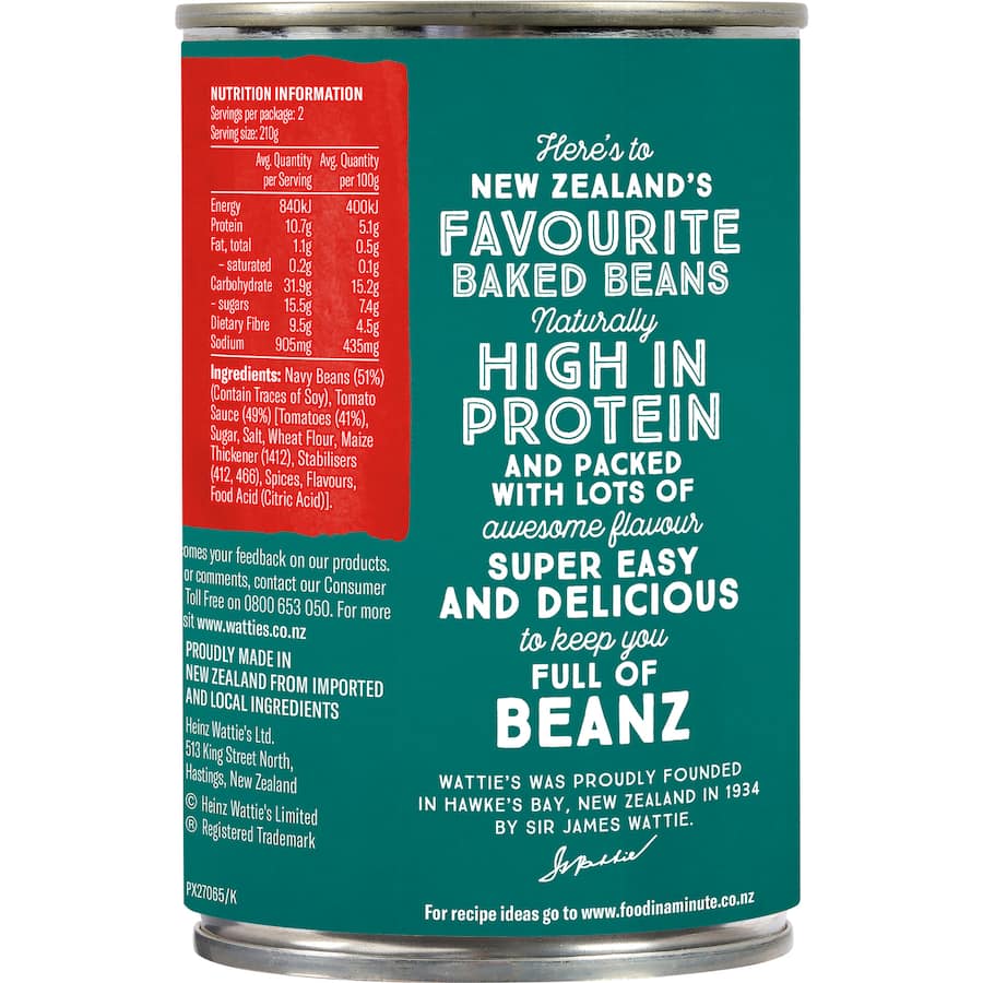 Watties Baked Beans Can 420g