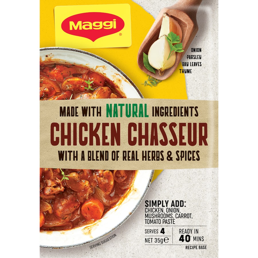 Maggi Recipe Base Chicken Chasseur Gluten Free Sachet 35g