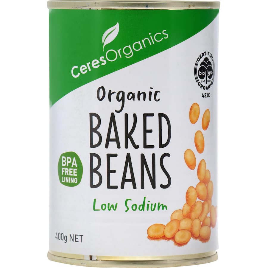 Ceres Organics Baked Beans Low Salt In Tomato Sauce
