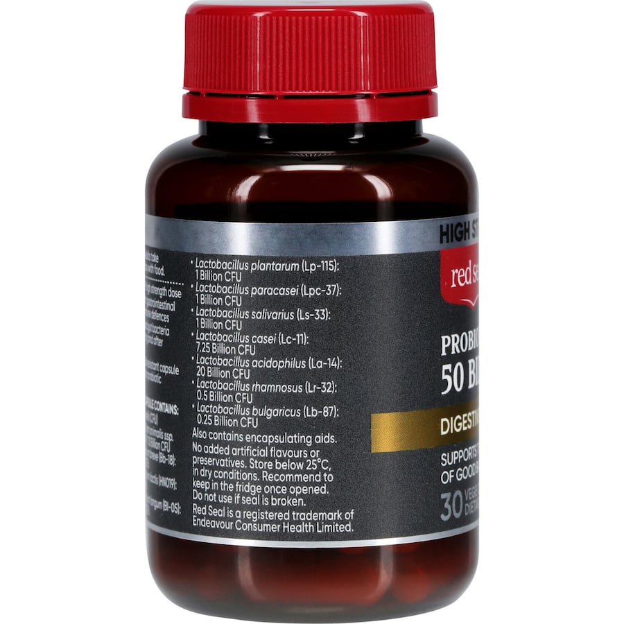 Red Seal High Strength Probiotic 50 Billion Capsules 30pack