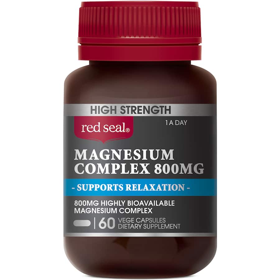 Red Seal High Strength Magnesium 800mg Capsules 60pack