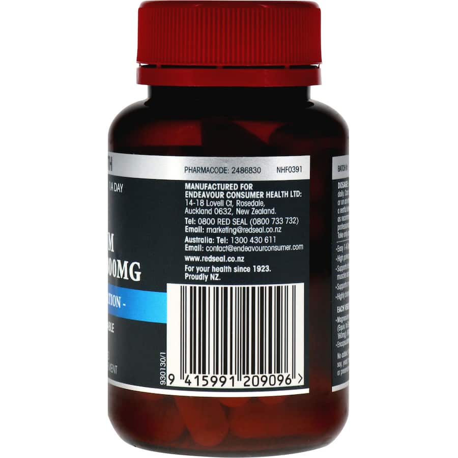 Red Seal High Strength Magnesium Deep Sleep Capsules 60pack