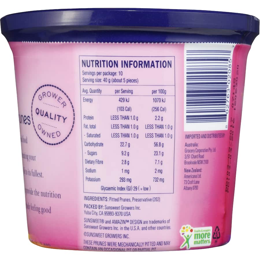 Sunsweet Prunes Tub 400g