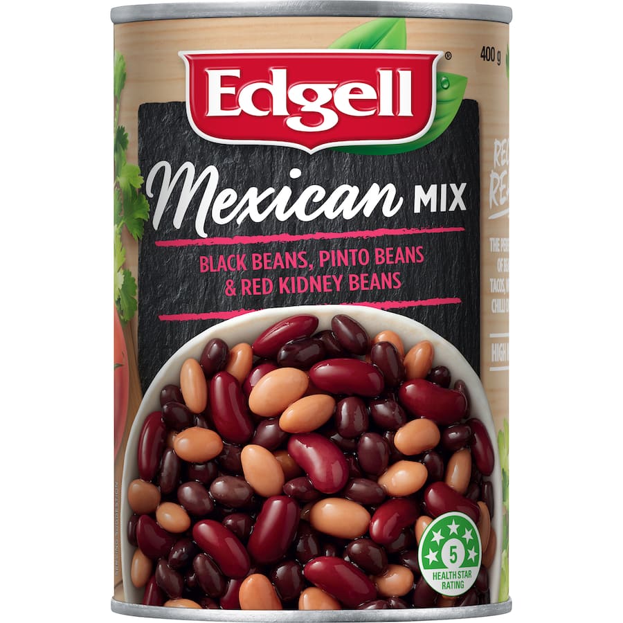 Edgell Beans Mexican Mix Can 400g