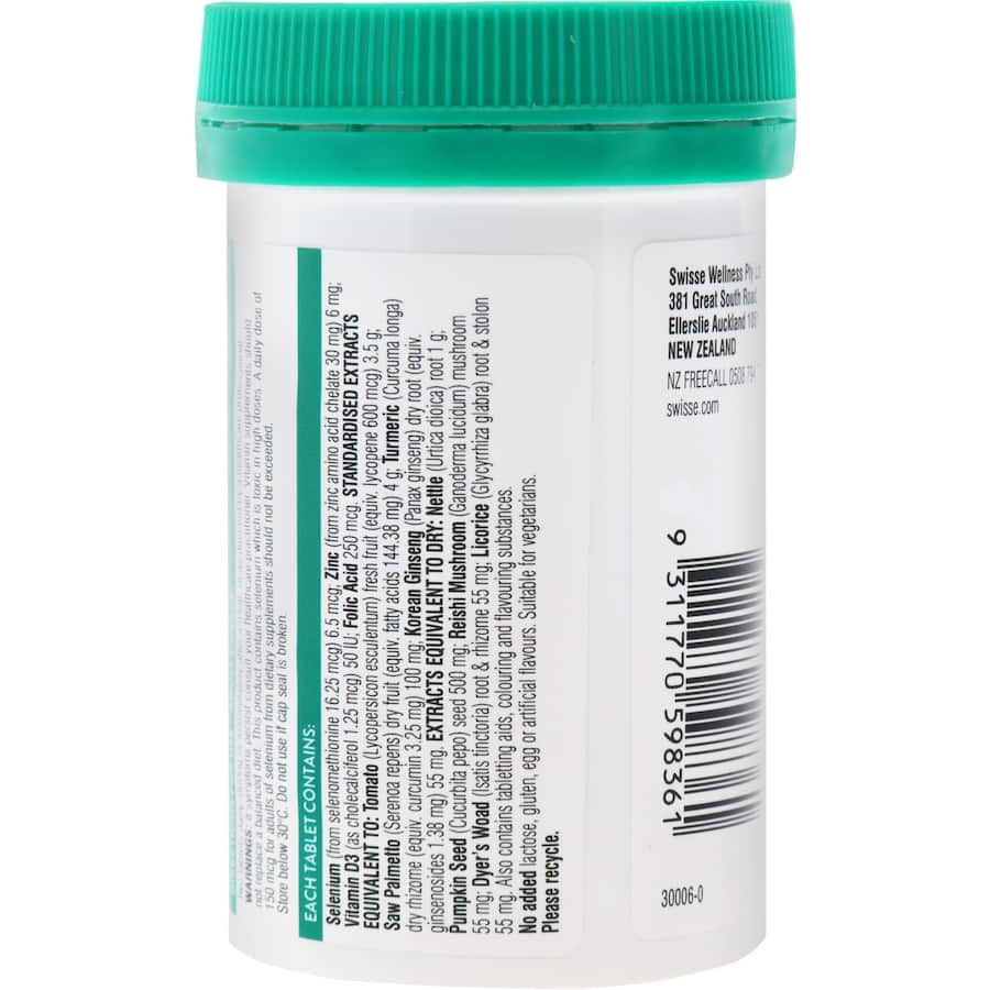 Swisse Ultiboost Prostate Tablets 50pack