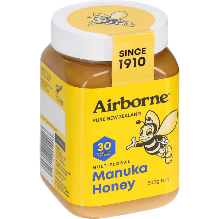Airborne Manuka Honey Multiflora Plus 25 500g