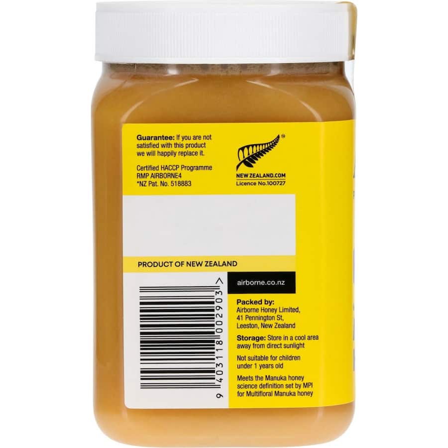 Airborne Manuka Honey Multiflora Plus 25 500g
