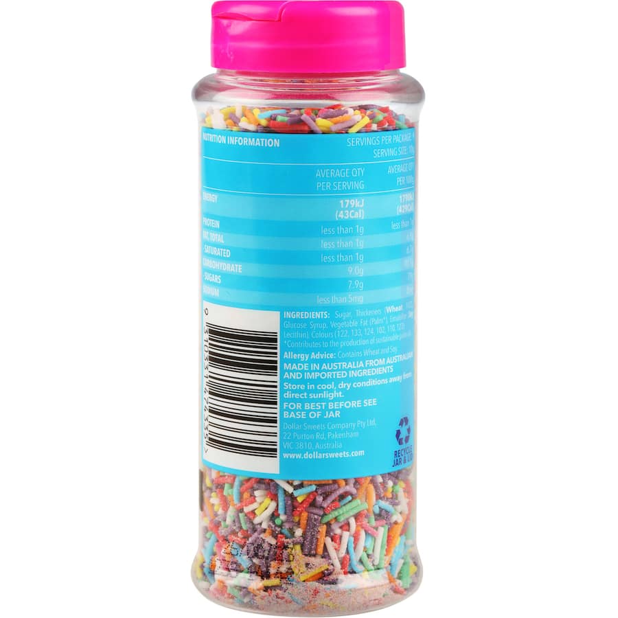 Dollar Sweets Bright Sprinkles 90g