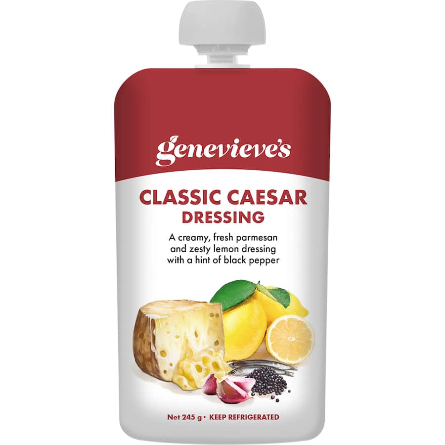Genevieves Classic Caesar Dressing Pouch 245g