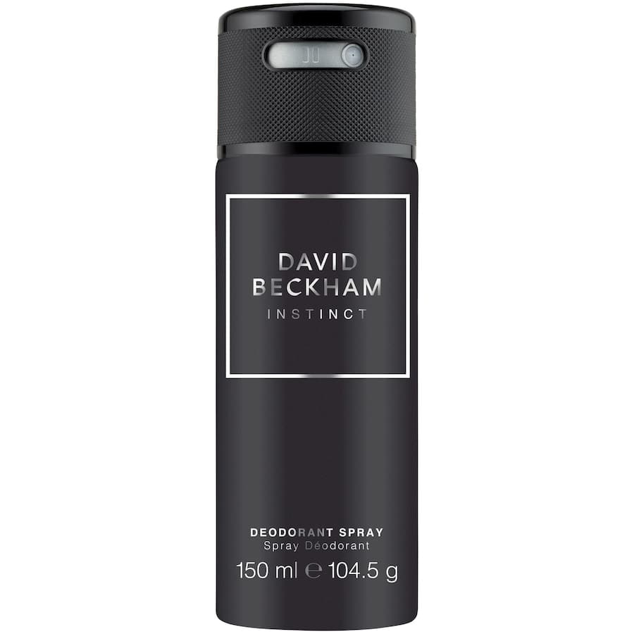 David Beckham Male Bodyspray Instinct, a refreshing citrus scent with vetiver, perfect for the modern, confident man.