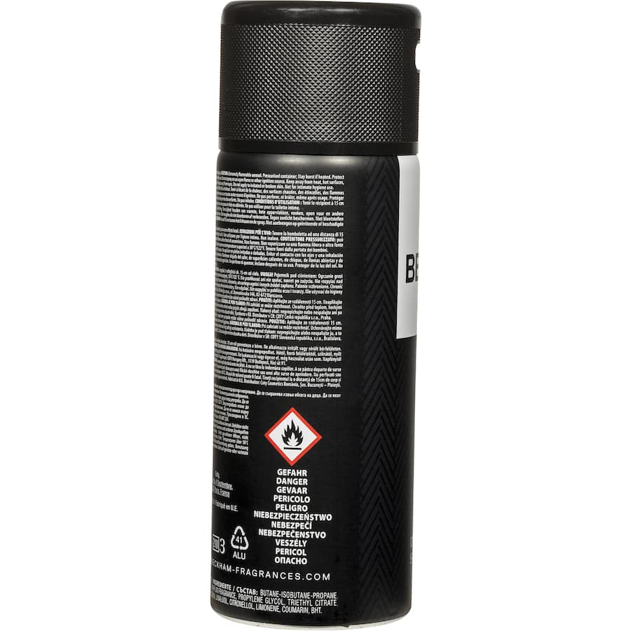 David Beckham Male Bodyspray Classic 150mL