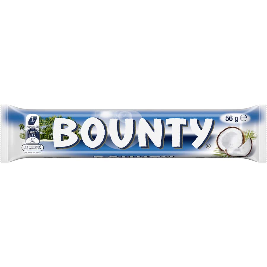 Bounty Chocolate Bar Coconut 56g