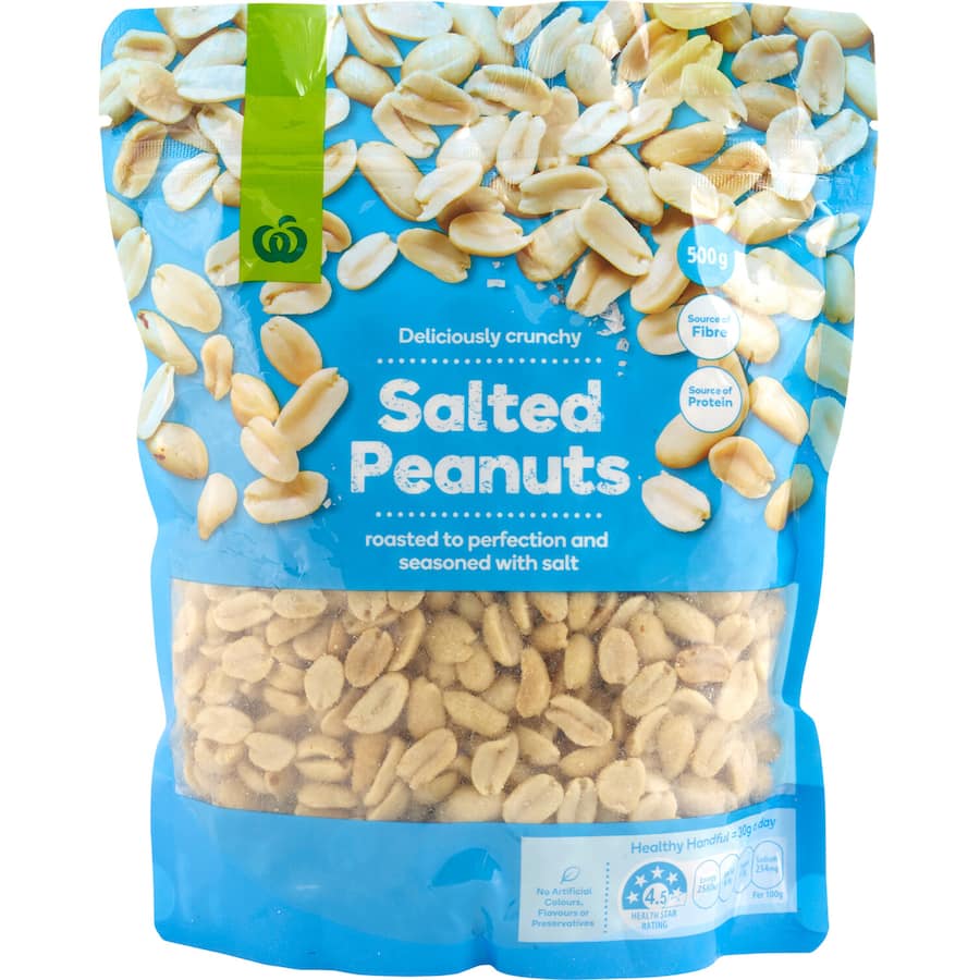 Woolworths Peanuts Salted 500g