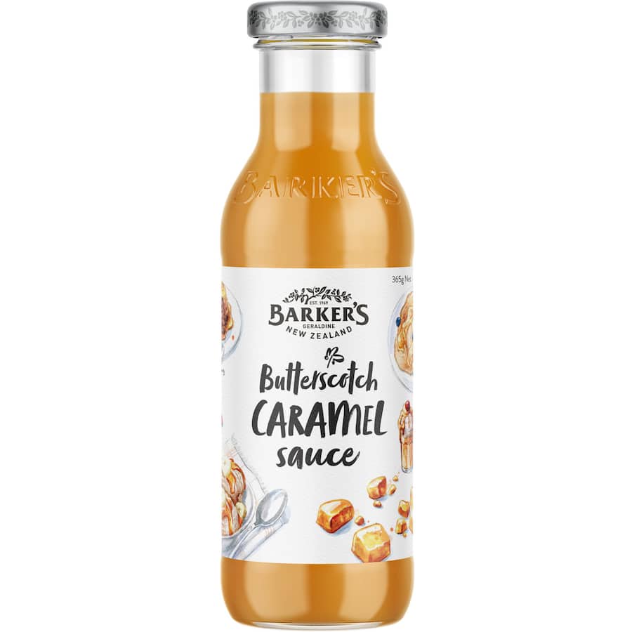 Barkers Butterscotch & Caramel Sauce  Bottle 365g