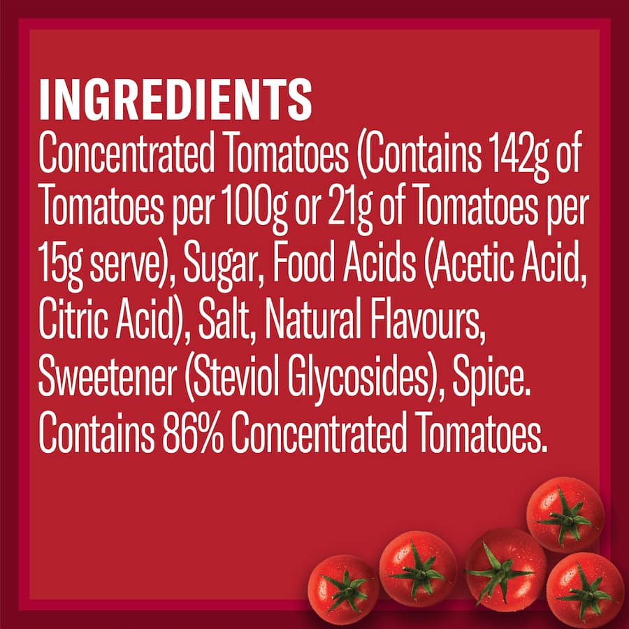Wattie's Tomato Sauce 50% Less Sugar in a 560g bottle, a healthier condiment with reduced sugar and salt for guilt-free enjoyment.