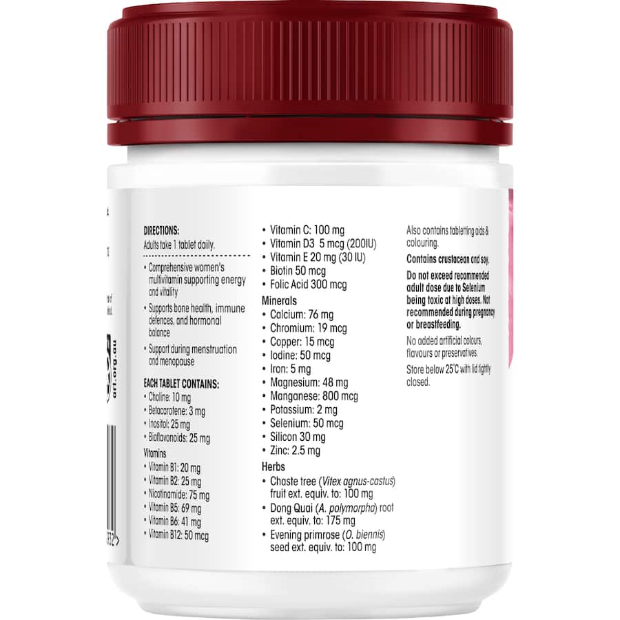 Red Seal Multi Vitamin Womens Tablet 100ea