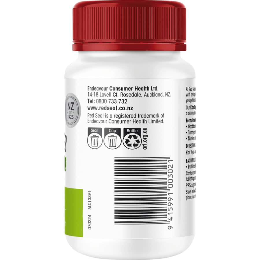 Red Seal Kids Melties Probiotic Apple 60pack