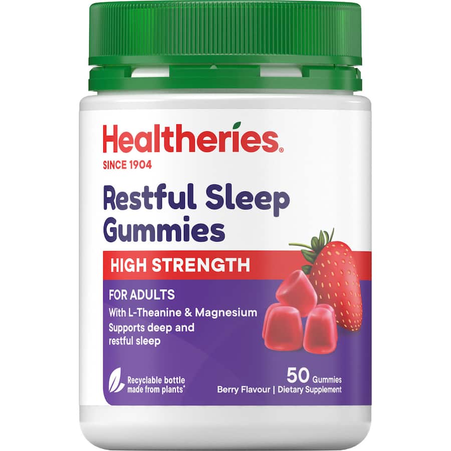 Healtheries Restful Sleep Gummies High Strength Adult 50ea
