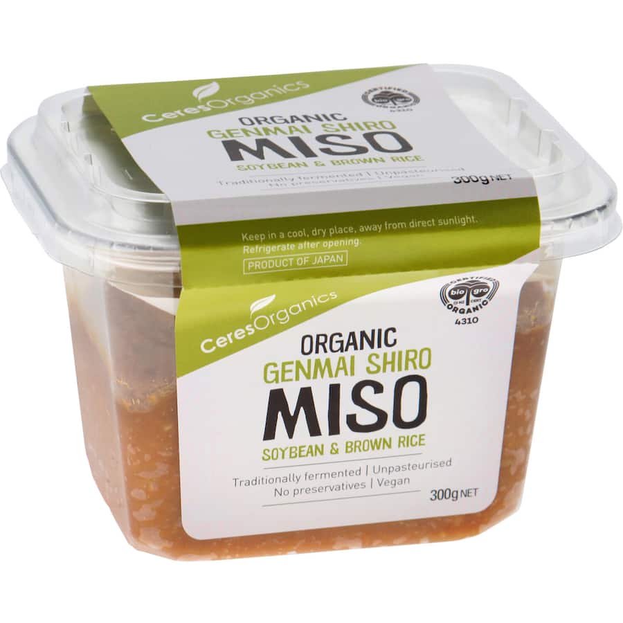 Ceres Organics Miso Paste Genmai Shiro Pottle 300g