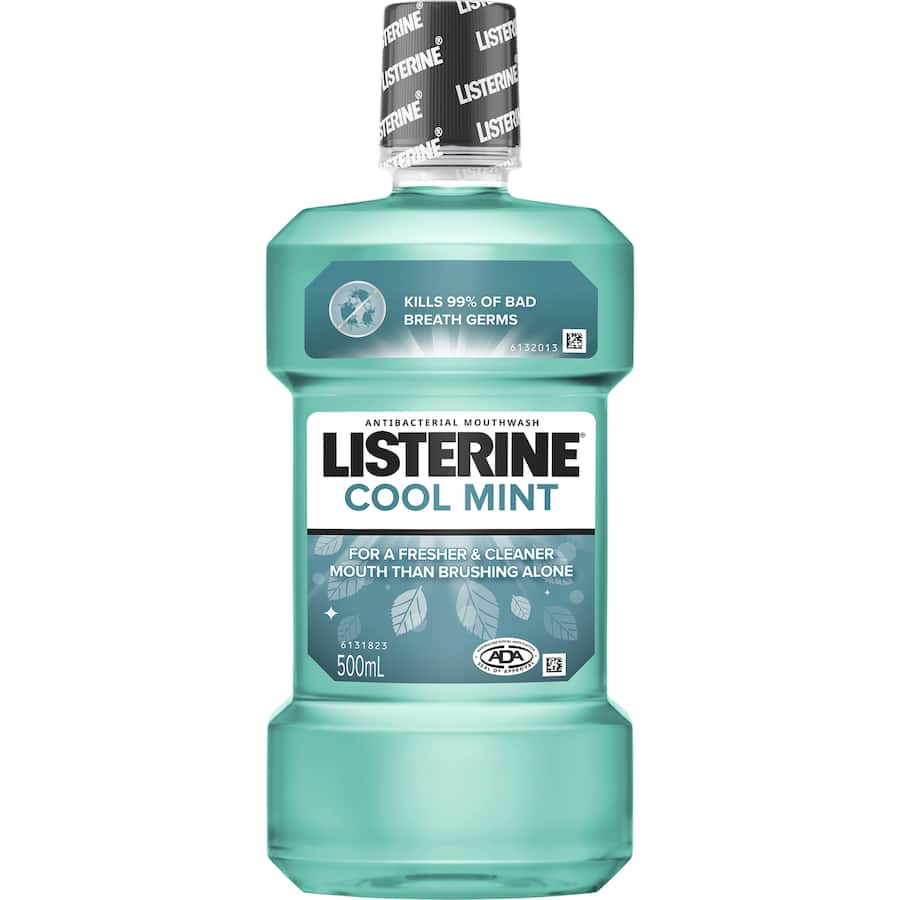 Listerine Mouth Rinse Cool Mint 500mL