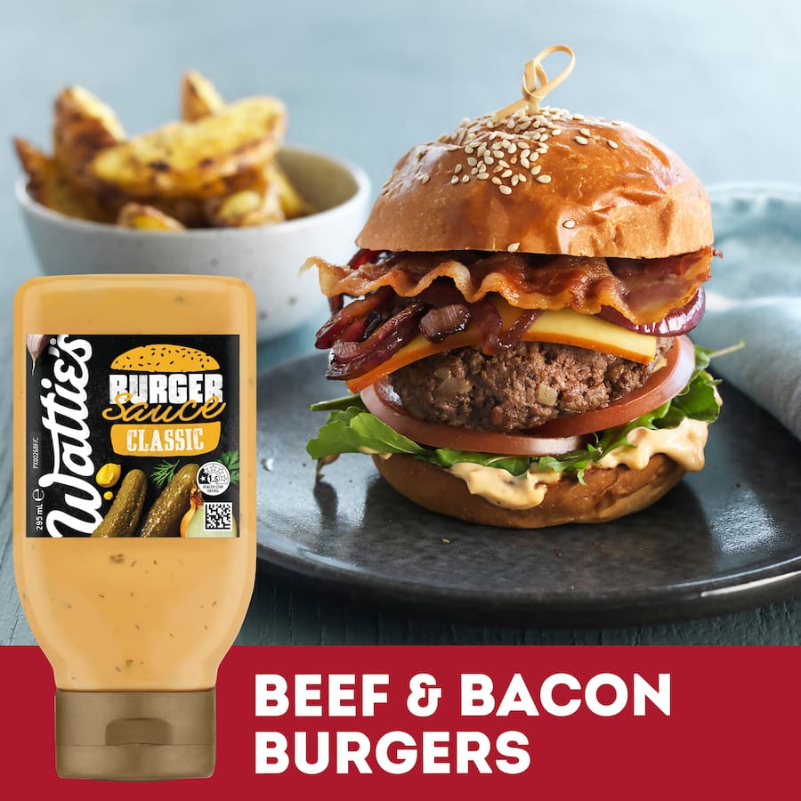 Watties Burger Sauce Classic 295mL