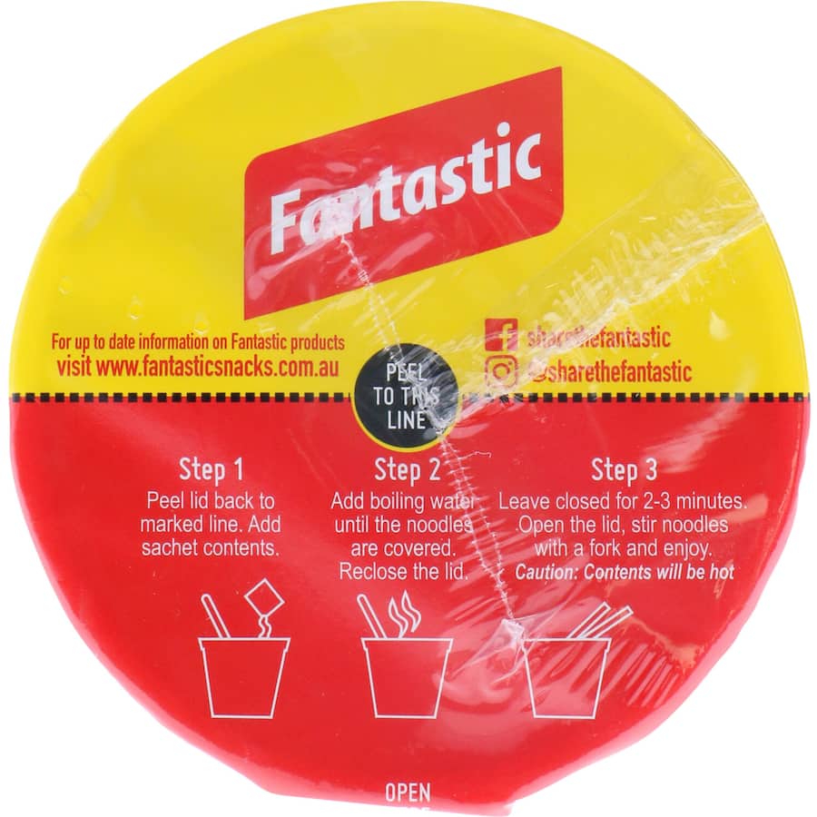 Fantastic Instant Noodles Chicken Cup 70g
