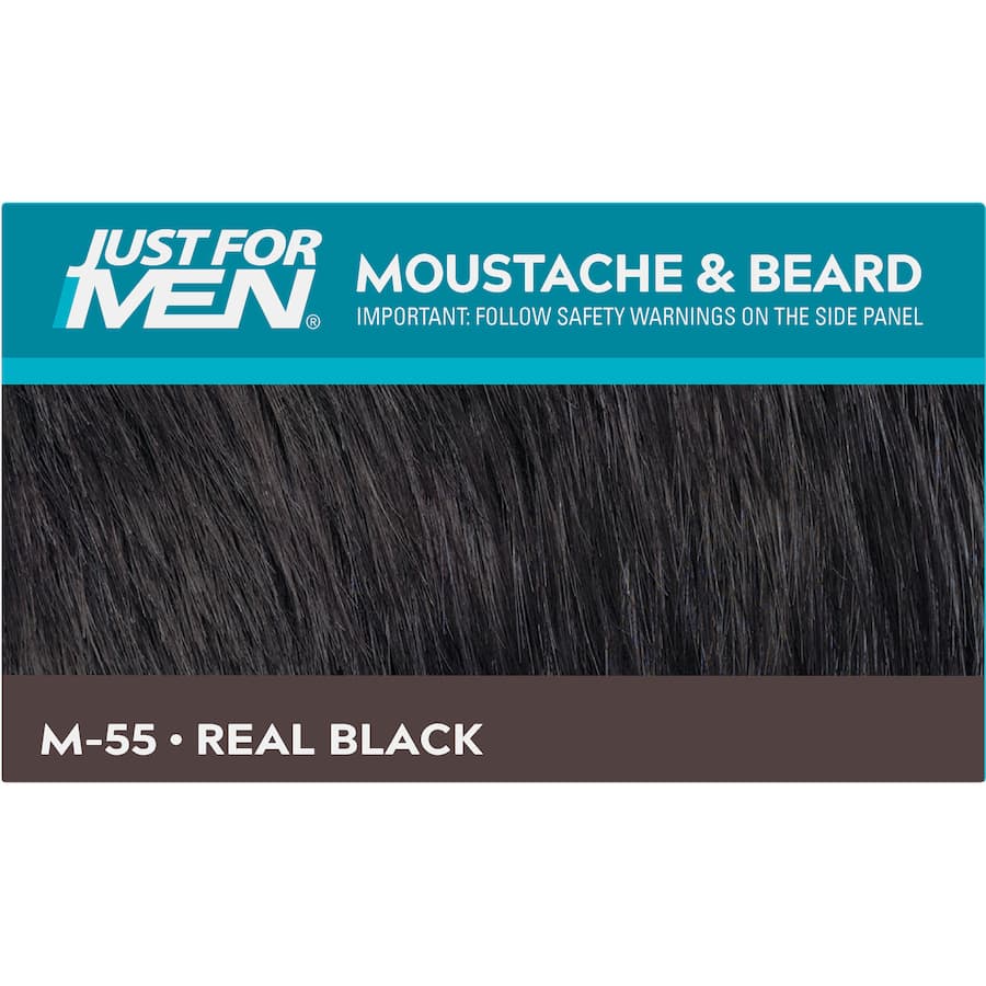Just For Men Moustache & Beard Colour Real Black
