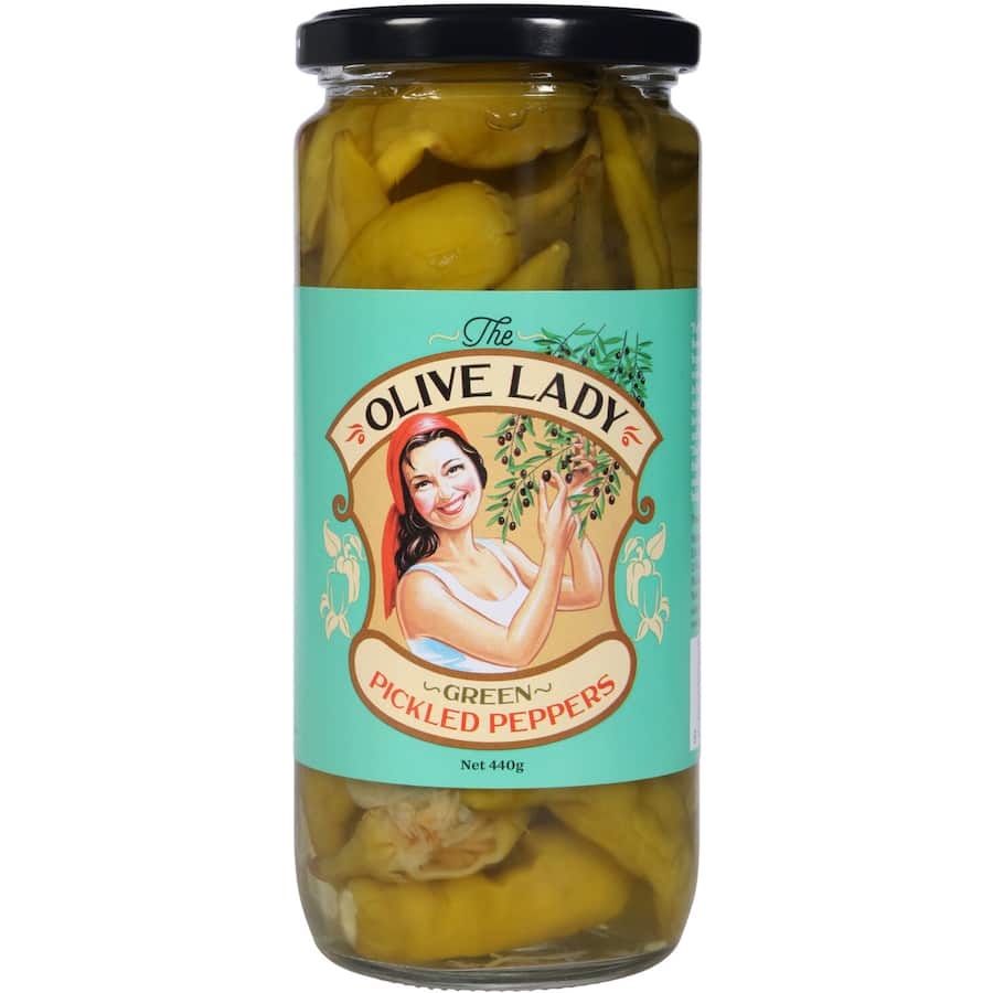 The Olive Lady Pickled Peppers Green