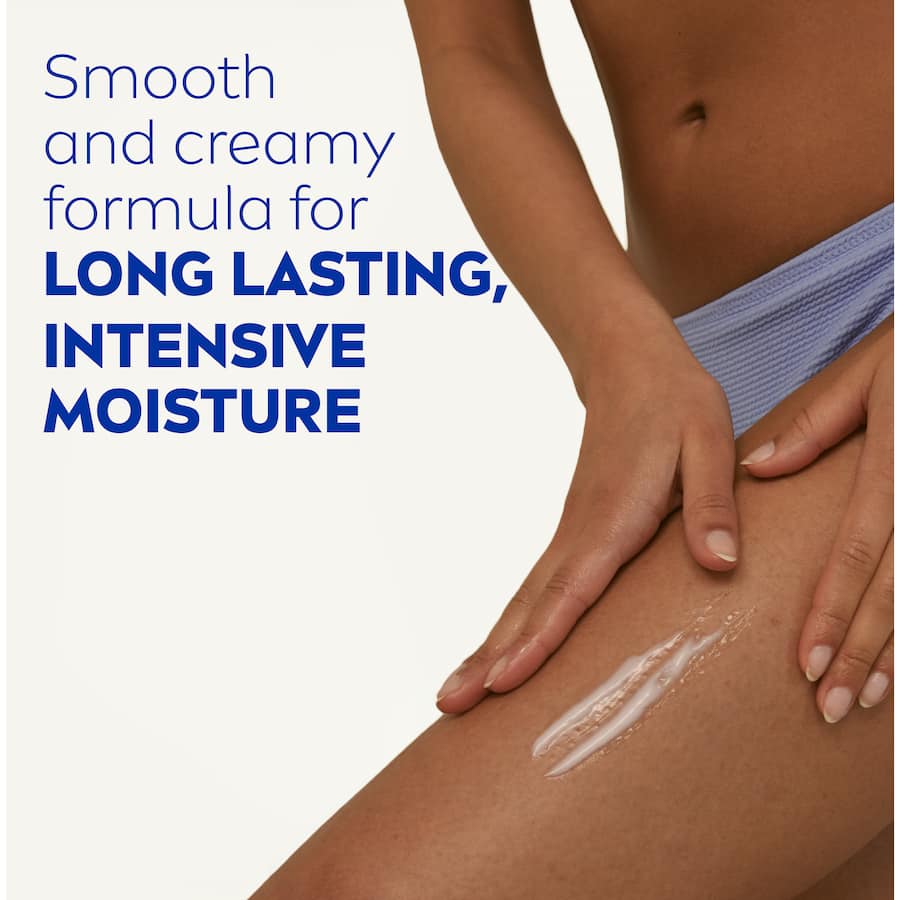 Nivea Cocoa Indulging Body Lotion with cocoa butter and Vitamin E, providing 48 hours of deep hydration for smooth, nourished skin.