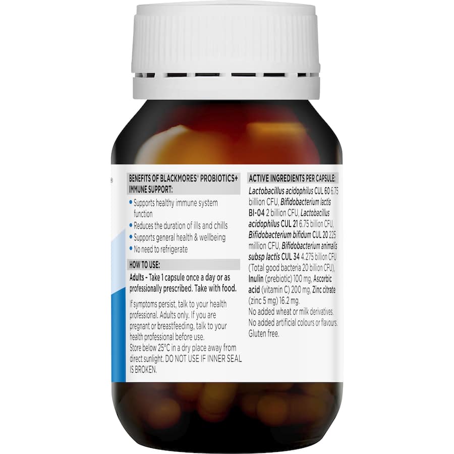 Blackmores Probiotics+ Immune Support 30pack