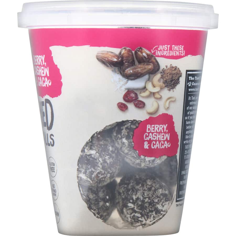 Tasti Smooshed Snack Balls Berry Cashew Cacao 207g