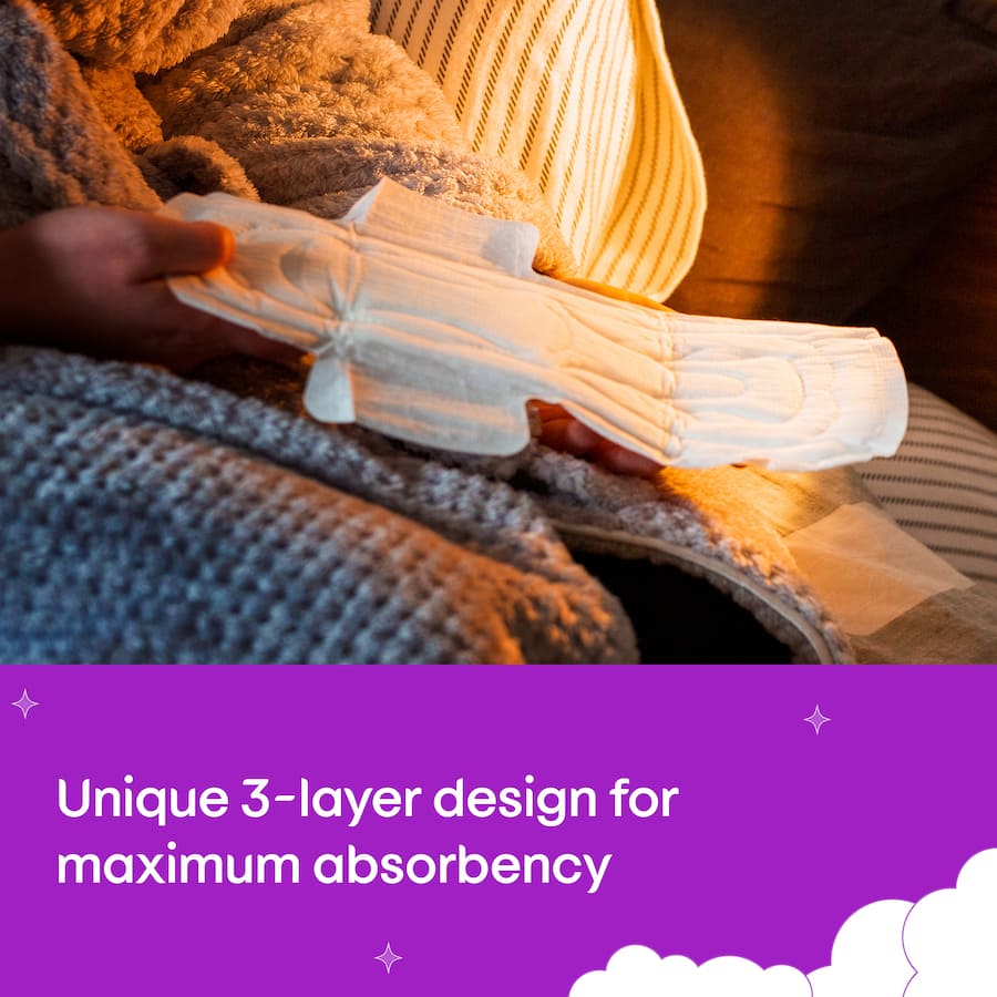 U By Kotex Ultrathins Pads Overnight Long With Wings 8pack