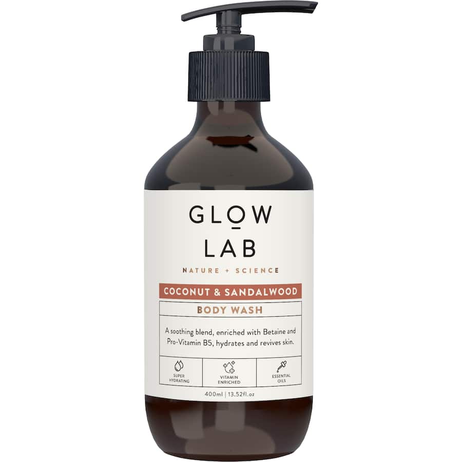 Glow Lab Body Wash Coconut & Sandalwood 400mL